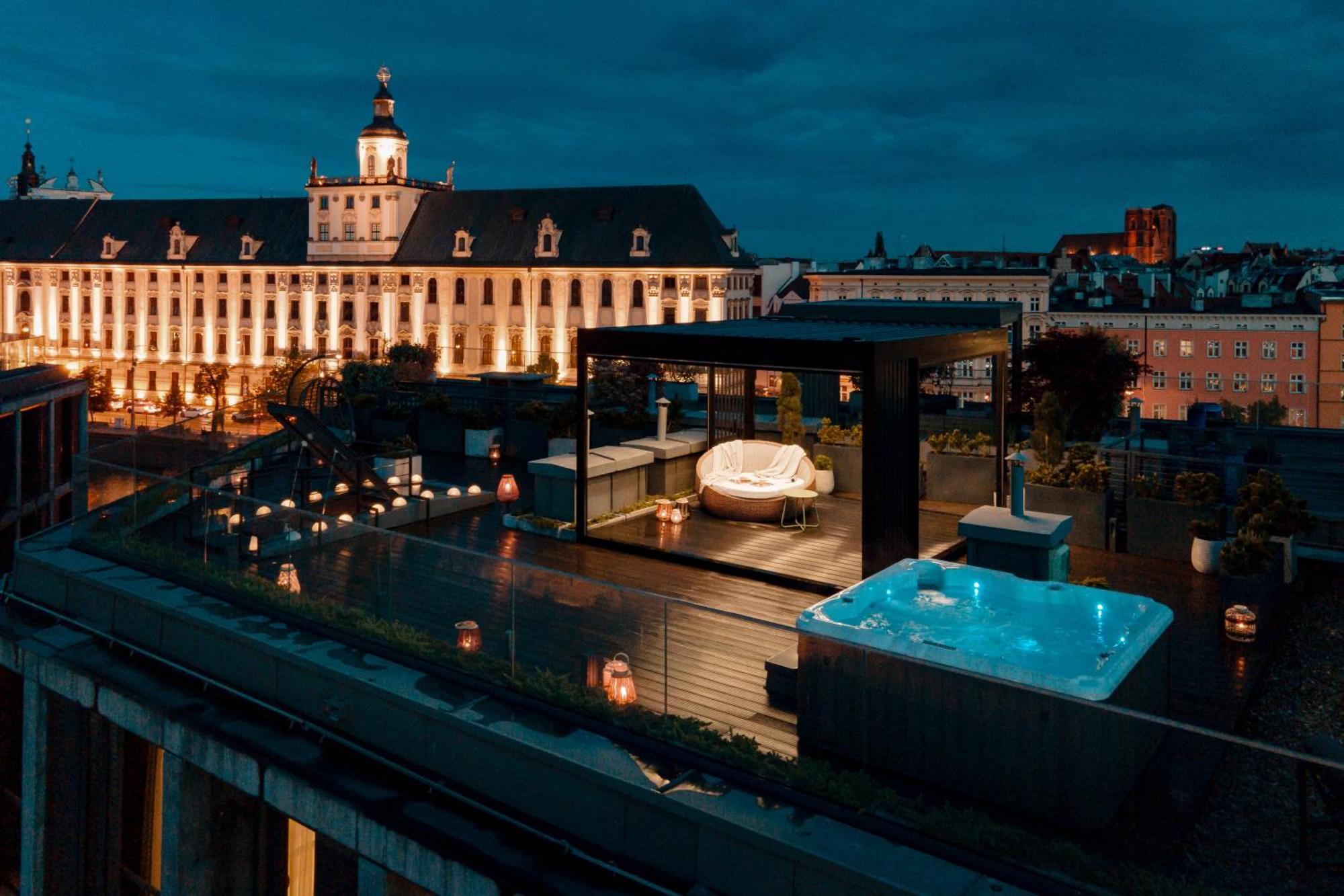 Inqse Wroclaw Marina Aparthotel Exteriör bild